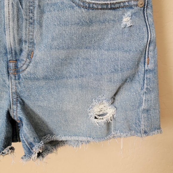 Madewell The Perfect Jean Short Distressed Denim Shorts - Picture 6 of 16